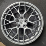 OEM 20" Porsche Macan RS Spyder Wheels Gloss Silver