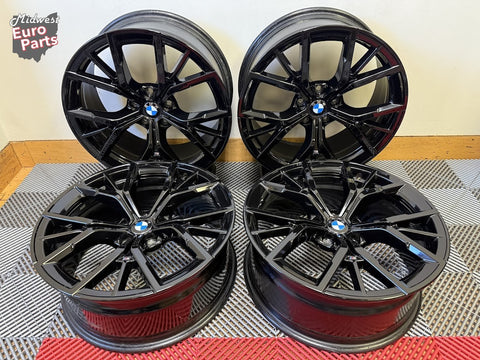 OEM 19" BMW 849M Wheels Gloss Black