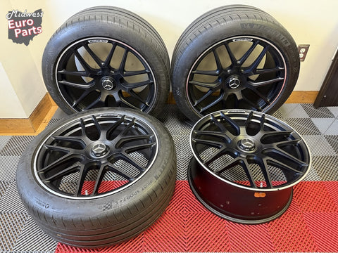 OEM 22" Mercedes GLE AMG Wheels w/3 Tires