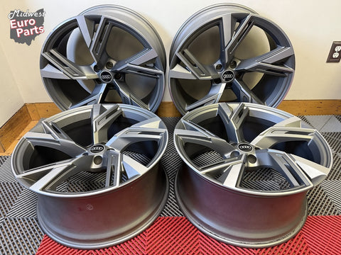OEM 22" Audi RS6 Avant Wheels Grey