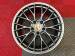 OEM 20" Porsche 991.2 911 RS Spyder Wheels Satin Platinum