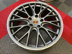 OEM 20" Porsche 991.2 911 RS Spyder Wheels Satin Platinum