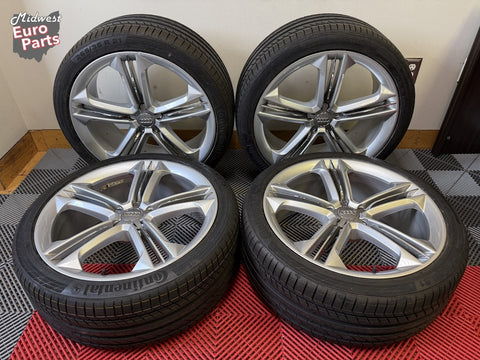 OEM 21" Audi S8 Wheels w/Tires