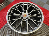 OEM 20" Porsche 991.2 911 RS Spyder Wheels Satin Platinum