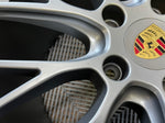 OEM 20" Porsche 991.2 911 RS Spyder Wheels Satin Platinum