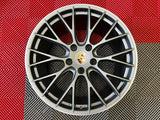 OEM 20" Porsche 991.2 911 RS Spyder Wheels Satin Platinum