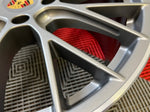 OEM 20" Porsche 991.2 911 RS Spyder Wheels Satin Platinum