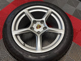 OEM 18" Porsche 982 718 Cayman Boxster Wheels w/Tires