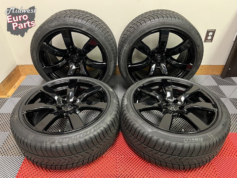 OEM 20" Nissan R35 GT-R Wheels by RAYS w/Winter Tires