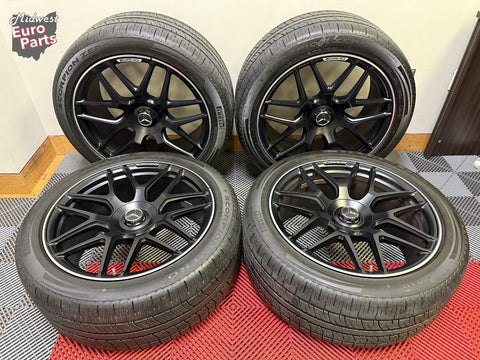 OEM 22" Mercedes AMG W463 G63 Forged Wheels w/Tires Set #2