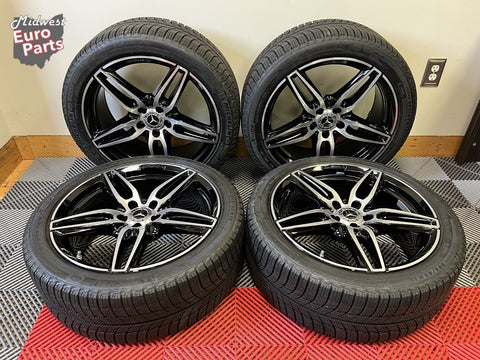 OEM 19" Mercedes Benz AMG W213 E-Class Wheels w/Michelin Winter Tires