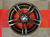 OEM 19" BMW 437M Forged Wheels Semi Gloss Black