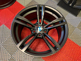 OEM 19" BMW 437M Forged Wheels Semi Gloss Black