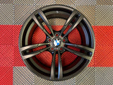 OEM 19" BMW 437M Forged Wheels Semi Gloss Black
