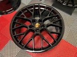 OEM 20" Porsche Macan RS Spyder Wheels Gloss Black