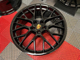 OEM 20" Porsche Macan RS Spyder Wheels Gloss Black