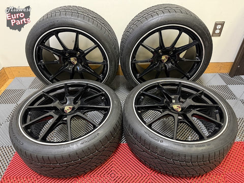 OEM 19" Porsche 987 Cayman R Boxster Spyder Wheels w/Tires