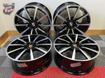 OEM 20" Porsche 991.1 911 Carrera Classic Wheels Black Machined