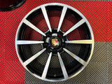 OEM 20" Porsche 991.1 911 Carrera Classic Wheels Black Machined