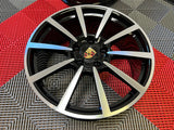 OEM 20" Porsche 991.1 911 Carrera Classic Wheels Black Machined