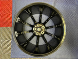 OEM 20" Porsche 991.1 911 Carrera Classic Wheels Black Machined