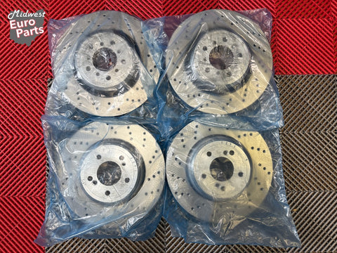 Set of 4 OEM SHW BMW E9X M3 E82 1M Brake Rotors