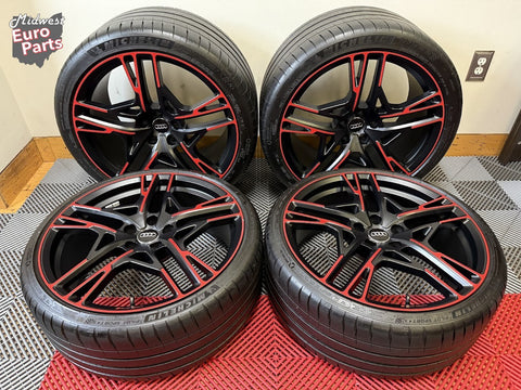 OEM 20" Audi R8 Panther Edition Wheels w/Tires