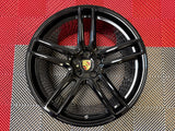 OEM 20" Porsche Macan Turbo Wheels Gloss Black