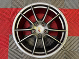 OEM 20" Porsche 981 Cayman Boxster Carrera S Wheels Satin Platinum