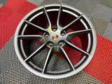 OEM 20" Porsche 981 Cayman Boxster Carrera S Wheels Satin Platinum