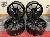 OEM 20" Porsche 982 718 S GTS Wheels Gloss Black
