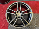 OEM 21" Porsche Cayenne Turbo Wheels Satin Platinum
