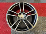 OEM 21" Porsche Cayenne Turbo Wheels Satin Platinum