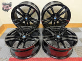 OEM 19" BMW Style 647M Wheels Gloss Black