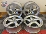 OEM 18" Porsche 996 911 TT Hollow Spoke Turbo Twist Wheels