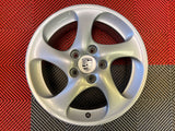 OEM 18" Porsche 996 911 TT Hollow Spoke Turbo Twist Wheels