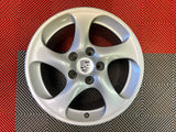 OEM 18" Porsche 996 911 TT Hollow Spoke Turbo Twist Wheels