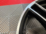 OEM 20" Porsche Macan Turbo Wheels Black Machined