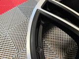 OEM 20" Porsche Macan Turbo Wheels Black Machined