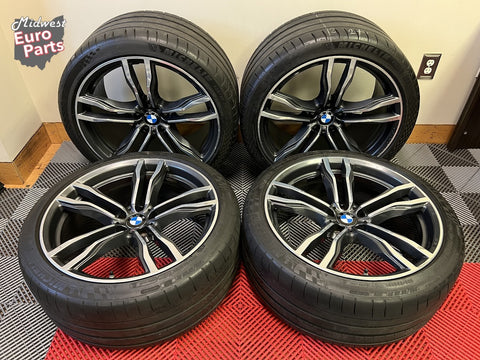 OEM 21" BMW Style 612M Forged Wheels w/Michelin Tires