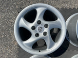 OEM 18" Porsche 993 996 911 Turbo Twist Wheels