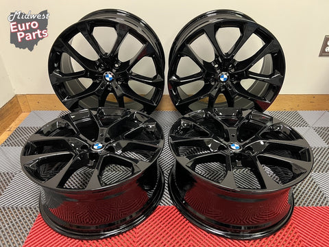 OEM BMW 20" Style 738 Wheels Gloss Black