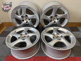 OEM 18" Porsche 996 Hollow Spoke Turbo Twist Wheels