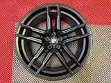 OEM 20" BMW 810M Wheels Satin Black