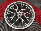 OEM 20" Porsche Macan RS Spyder Wheels Gloss Silver