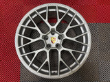 OEM 20" Porsche Macan RS Spyder Wheels Gloss Silver