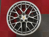 OEM 20" Porsche Macan RS Spyder Wheels Gloss Silver