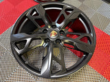 OEM 21" Porsche Taycan Cross Turismo Forged Wheels Satin Black