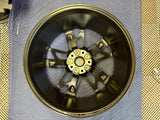 OEM 21" Porsche Taycan Cross Turismo Forged Wheels Satin Black