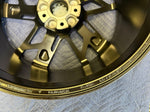 OEM 21" Porsche Taycan Cross Turismo Forged Wheels Satin Black